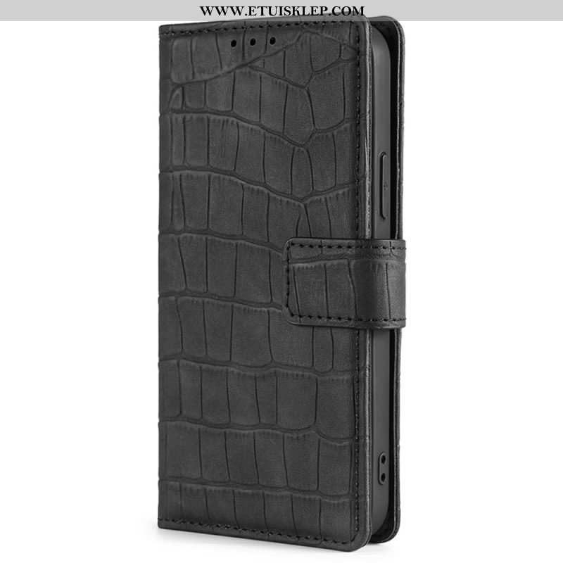 Etui Folio do Xiaomi Redmi Note 12 5G Krokodyl